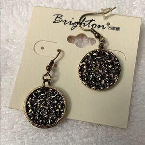Brighton Gold Star Earrings vintage​